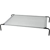 Los mejores  - AmazonBasics - Cama elevada transpirable para mascotas- extragrande (153 x 94 x 23 cm)- gris